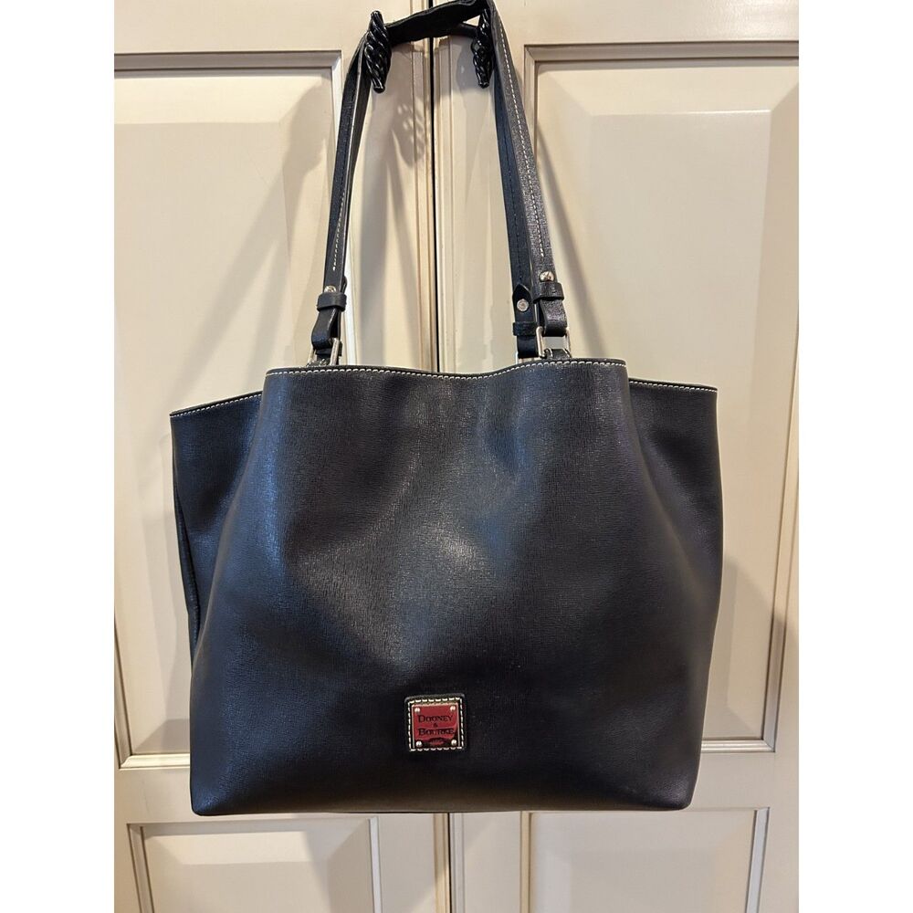 Dooney & Bourke Flynn Black Saffiano Leather Shoulder Bag